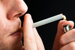 fathers smoking and asthma in children