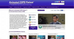 animated copd patient website